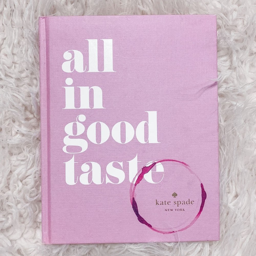 all in good taste book by Kate Spade